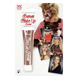 Tube de maquillage marron