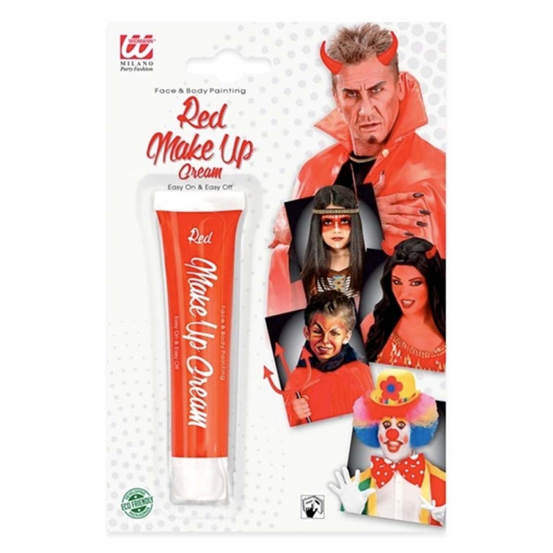 Tube de maquillage rouge