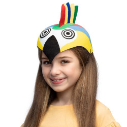 Chapeau perroquet enfant