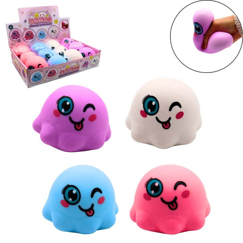 Pieuvre kawai anti-stress