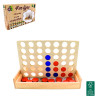 Jeu du 4 à la suite bois