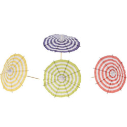 18 Piques à cocktail Parasol