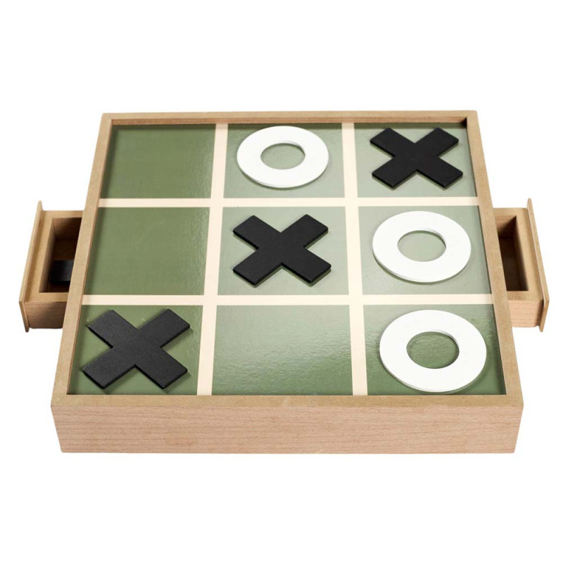 Jeu de tic tac toe bois