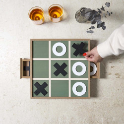 Jeu de tic tac toe bois