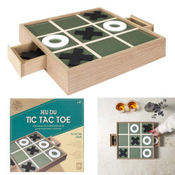 Jeu de tic tac toe bois