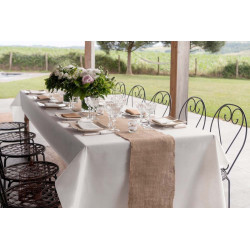 Rouleau de nappe blanc spunbond