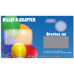 Tickets à gratter ballons