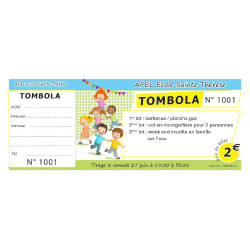1000 Billets de tombola...
