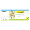 1000 Billets de tombola école personnalisés
