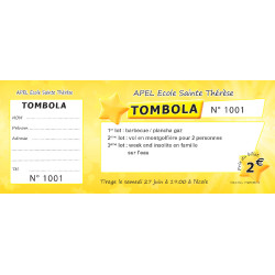 1000 Billets de tombola...