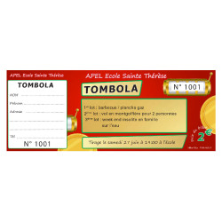 1000 Billets de tombola...