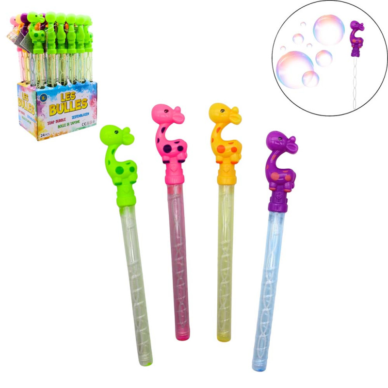 Tube bulles girafe