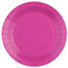Assiettes rondes Fuschia