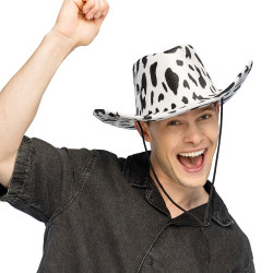 Chapeau de cowboy vache