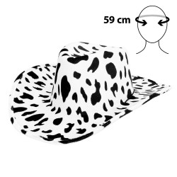 Chapeau de cowboy vache