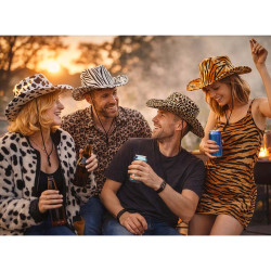 Chapeau de cowboy vache