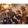 Chapeau de cowboy vache