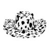 Chapeau de cowboy vache