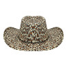 Chapeau de cowboy Léopard