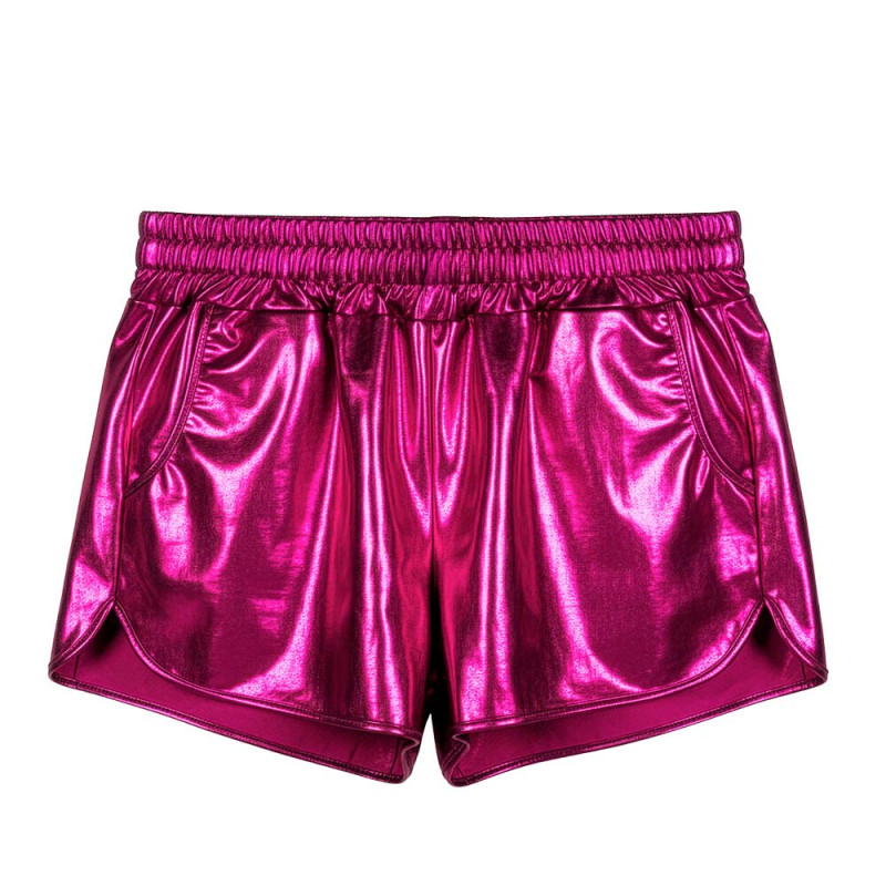 Short Metallisé rose M