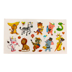 Carte stickers animal