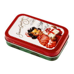 Boite métal rectangle Noël