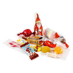 Sac cadeau kraft Noël