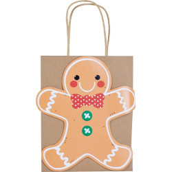 Sac cadeau kraft Noël