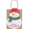 Sac cadeau kraft Noël
