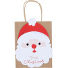 Sac cadeau kraft Noël