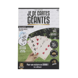 Jeu de cartes géant