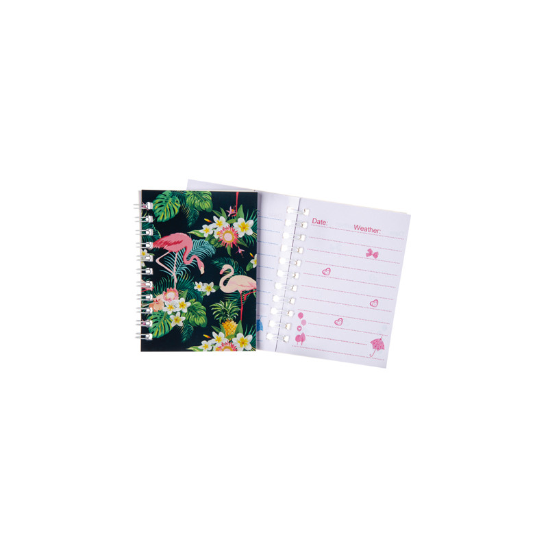 Lot 4 carnets flamant/alpaga