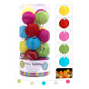 Eclairage décoratif boules couleurs