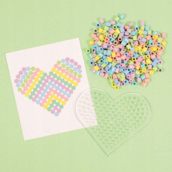 Perles à repasser pastel