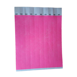 100 Bracelets Tyvek rose