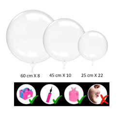 Kit de 40 Ballons Bubbles