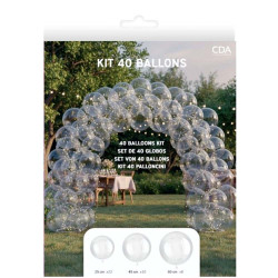 Kit de 40 Ballons Bubbles
