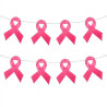 Guirlande rubans roses 5m