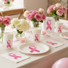8 Gobelets Ruban rose
