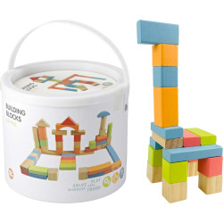 Seau blocs en bois