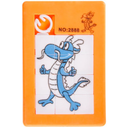 Jeu de pousse-pousse dragon, 5,5 x 8,5 cm