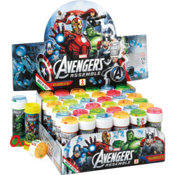 36 tubes de bulles de savon Avengers