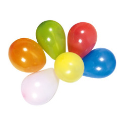 Sachet de 100 ballons multicolores