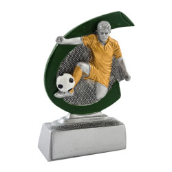 Trophée foot en résine