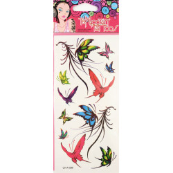 Carte de tatouages pour filles