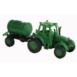 Tracteur avec remorque