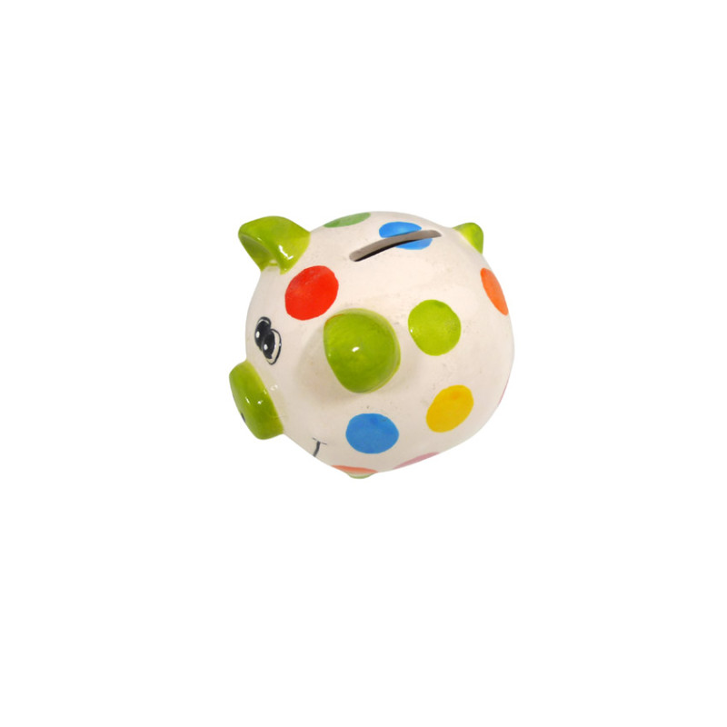 Tirelire céramique forme cochon 11x11 cm
