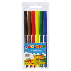 6 feutres couleurs