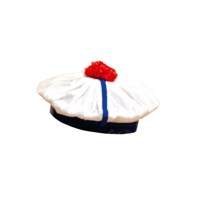 Béret marin en crépon